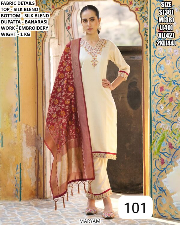 Elegant Straight Kurta Set With Matching Bottom