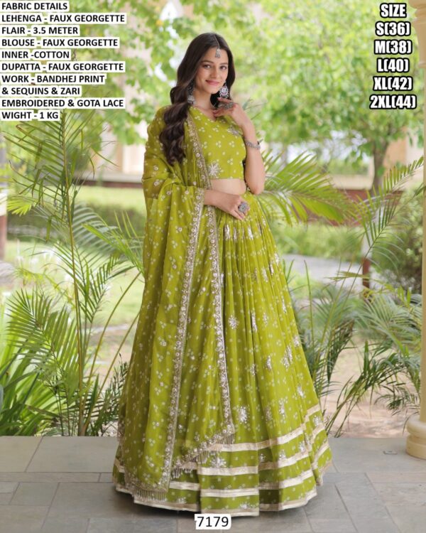 Traditional Bandhani Print Chaniya Choli