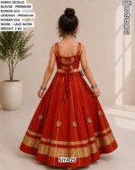Traditional Fully Flared Garba Dress For Girls