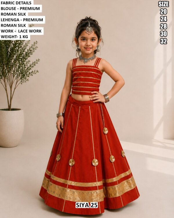 Traditional Fully Flared Garba Dress For Girls