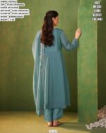 Wedding Wear Organza Kurta With Dupatta