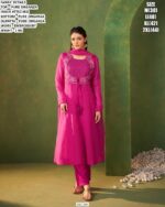 Wedding Wear Organza Kurta With Dupatta