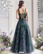 Stylish Strappy Crop Top With Flared Maxi Skirt