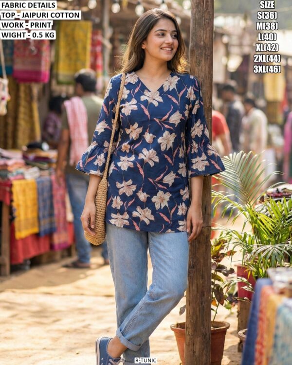 Comfortable Cotton Tunic Kurti For Women