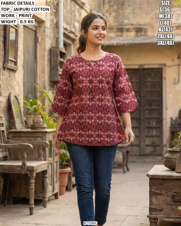 Comfortable Cotton Tunic Kurti For Women