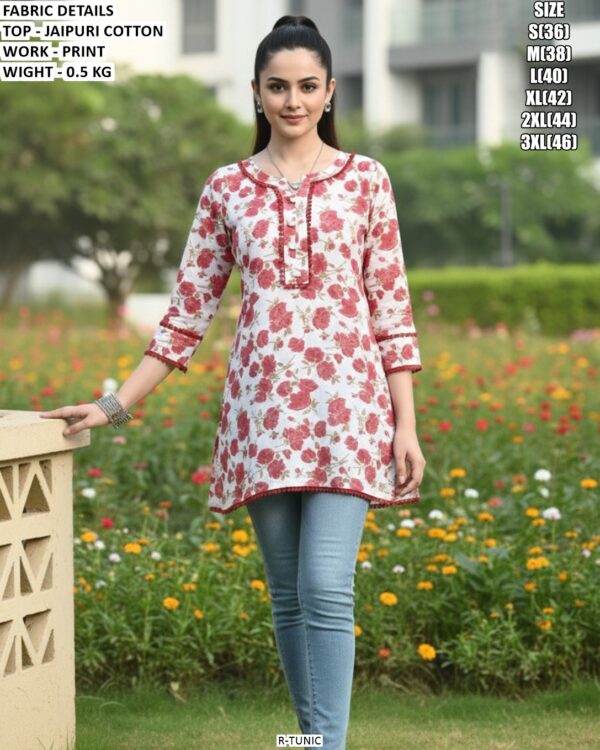 Comfortable Cotton Tunic Kurti For Women
