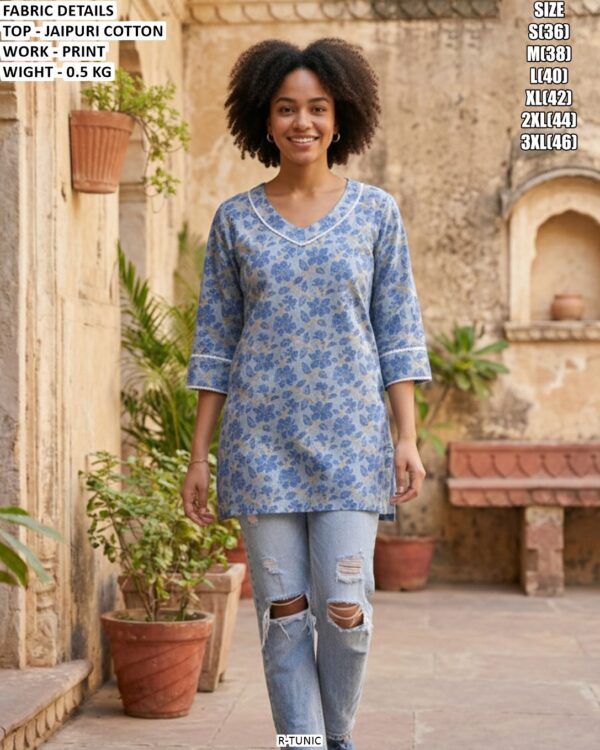 Comfortable Cotton Tunic Kurti For Women
