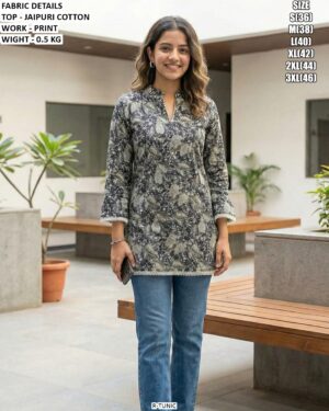 Comfortable Cotton Tunic Kurti For Women
