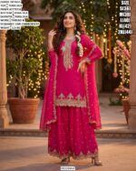 Designer Thread Sequence Zari Work Suit Set