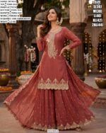Designer Thread Sequence Zari Work Suit Set