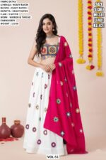 Women’s Traditional Garba Lehenga With Dupatta