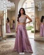 Salsa Silk Palazzo Set For Women