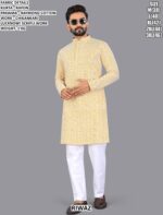 Men’s Lucknowi Chikankari Kurta Pajama Set