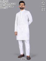 Men’s Lucknowi Chikankari Kurta Pajama Set
