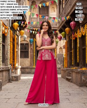 Elegant Occasion Wear Palazzo Suit For Women