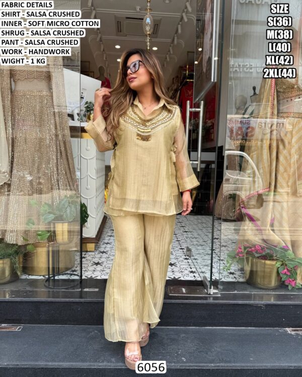 Stylish Four Piece Western Wear Set For Women