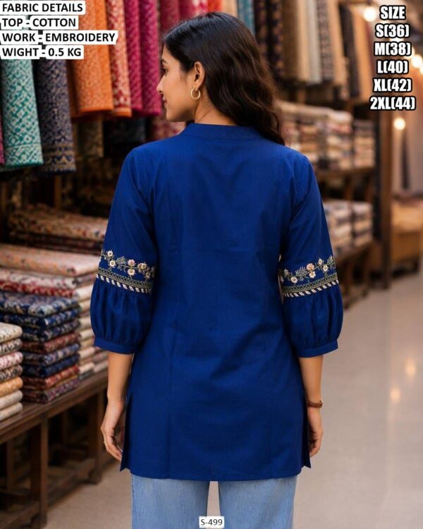 Casual Wear Short Cotton Kurti For Women
