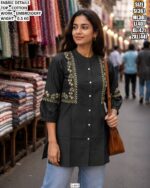 Casual Wear Short Cotton Kurti For Women