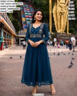 Festive Wear Georgette Anarkali Gown For Women