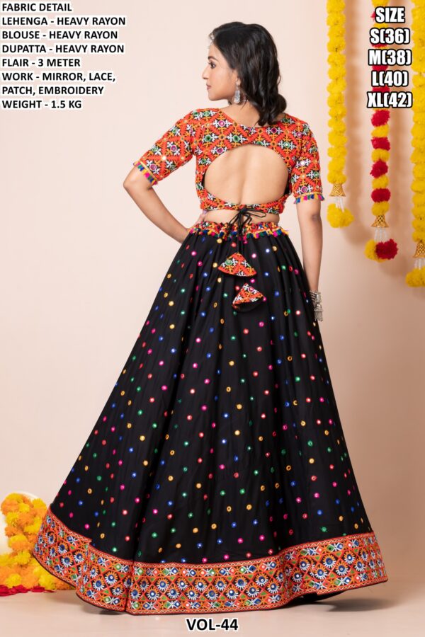 Women’s Heavy Rayon Embroidered Lehenga Choli