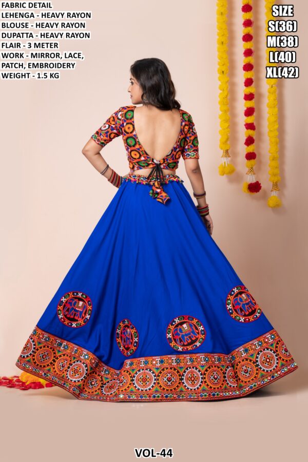 Women’s Heavy Rayon Embroidered Lehenga Choli