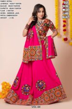 Women’s Heavy Rayon Embroidered Lehenga Choli