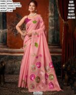 Khadi Cotton Weaving Work Saree With Blouse