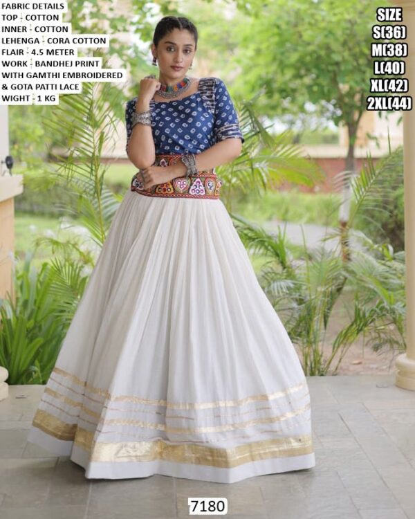 Navratri Special Bandhej Print Lehenga Choli