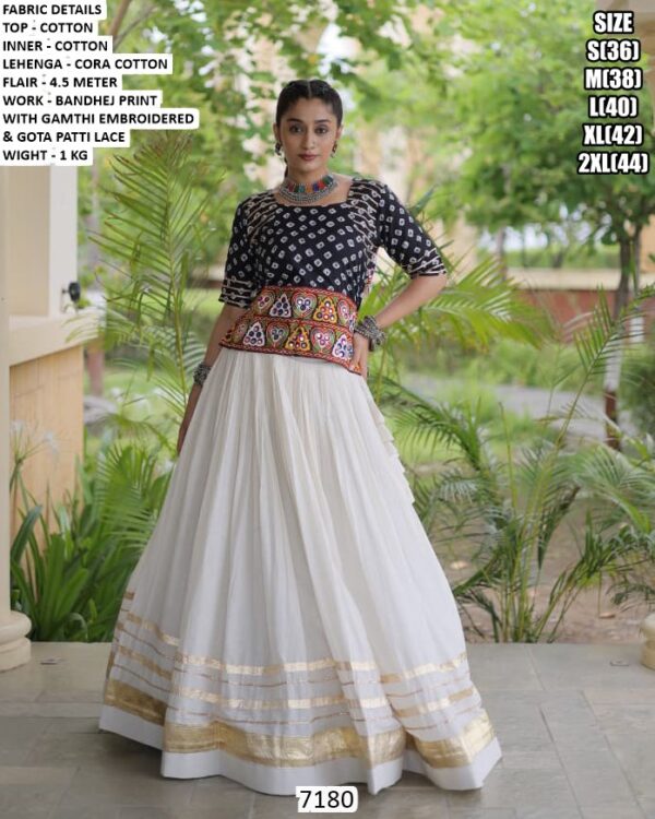 Navratri Special Bandhej Print Lehenga Choli