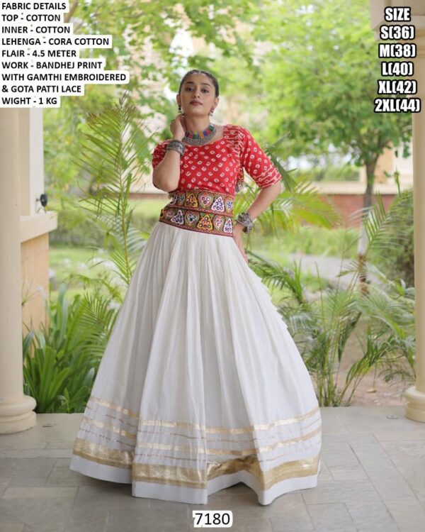 Navratri Special Bandhej Print Lehenga Choli