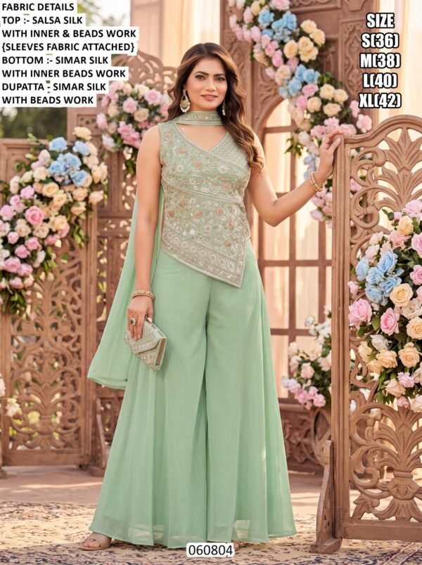 Elegant Festive Wear Palazzo Set For Women