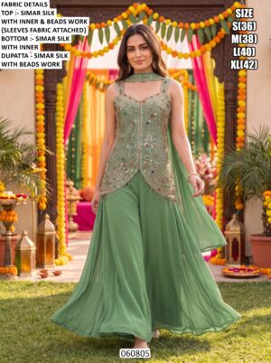 Elegant Festive Wear Palazzo Set For Women