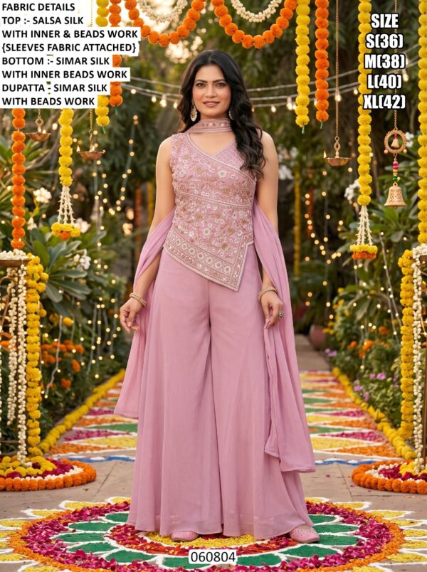 Elegant Festive Wear Palazzo Set For Women