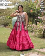 Women’s Garba Wear Cotton Flared Lehenga