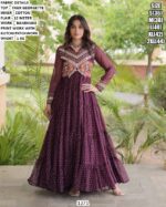 Designer Faux Georgette Anarkali Dress