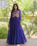 Designer Faux Georgette Anarkali Dress