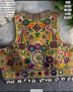 Designer Gamthi Embroidered Blouse For Women