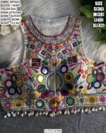 Designer Gamthi Embroidered Blouse For Women