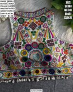 Designer Gamthi Embroidered Blouse For Women