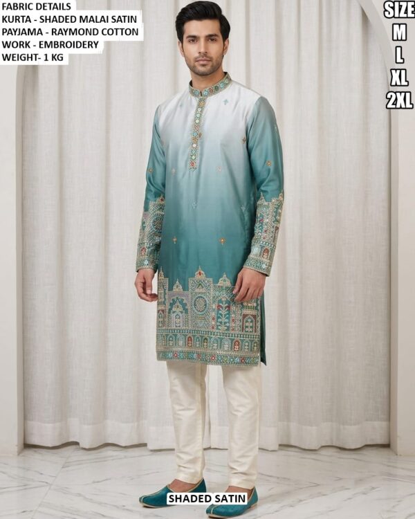 Men’s Designer Embroidery Kurta Pajama Set