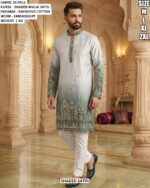 Men’s Designer Embroidery Kurta Pajama Set