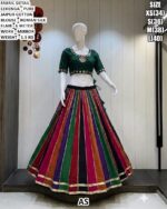 Traditional Garba Wear Cotton Lehenga Set