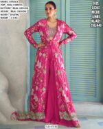 Party Wear Chinon Palazzo Set For Women