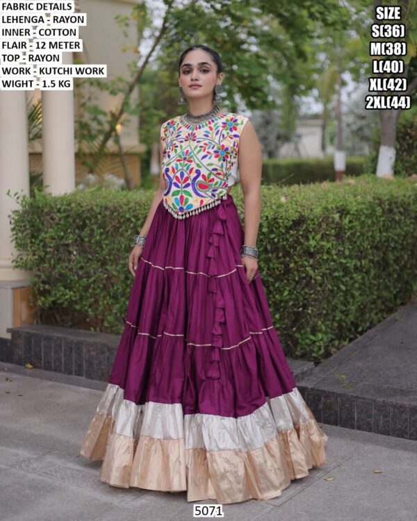 Navratri Special Kutchi Work Lehenga Outfit