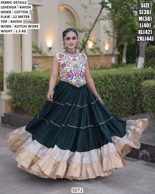 Navratri Special Kutchi Work Lehenga Outfit