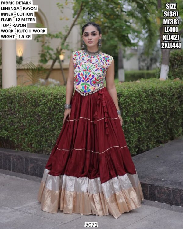 Navratri Special Kutchi Work Lehenga Outfit