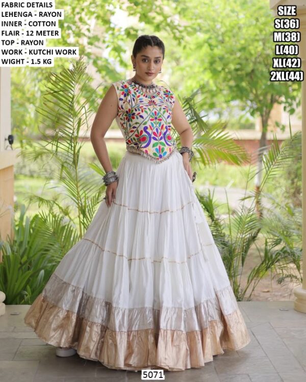 Navratri Special Kutchi Work Lehenga Outfit