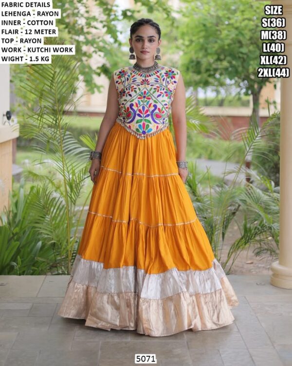 Navratri Special Kutchi Work Lehenga Outfit