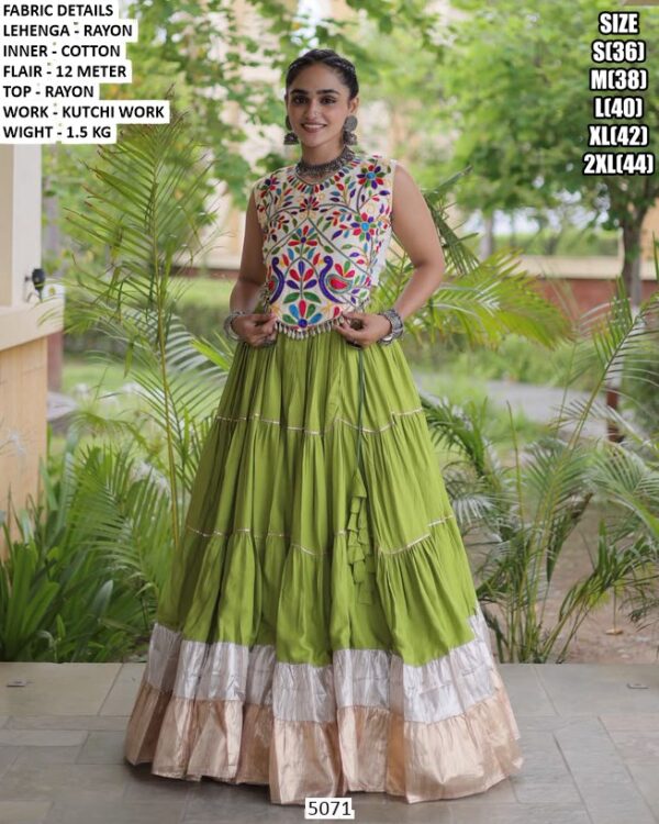 Navratri Special Kutchi Work Lehenga Outfit