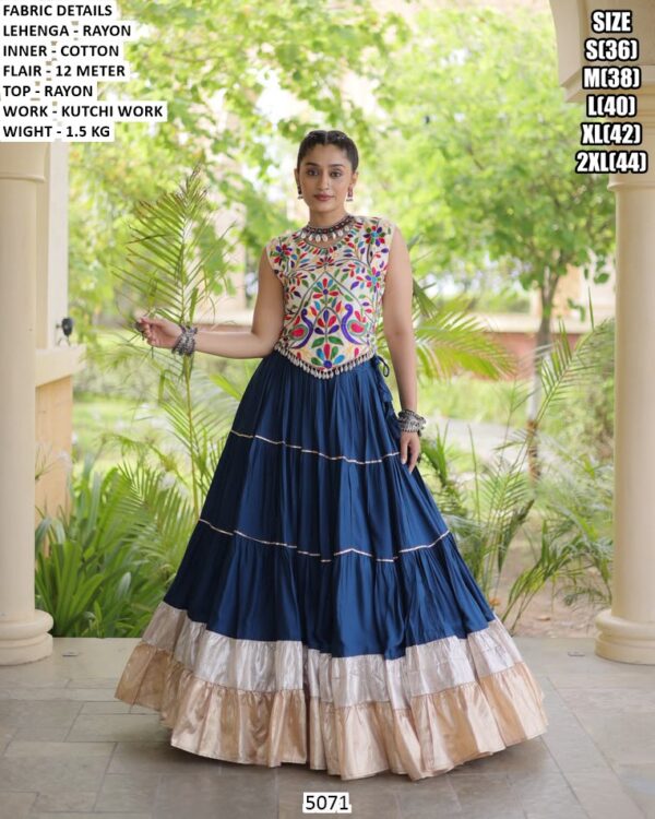 Navratri Special Kutchi Work Lehenga Outfit